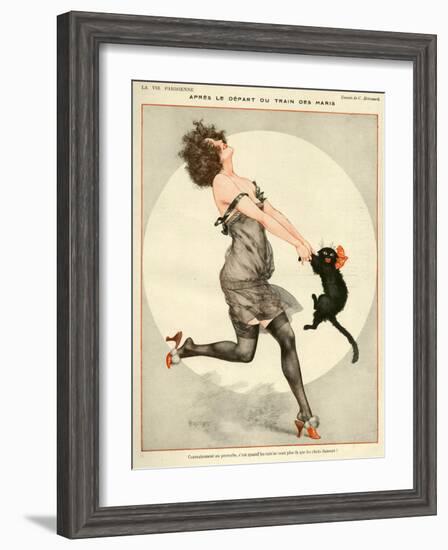 La Vie Parisienne, C Herouard, 1923, France-null-Framed Giclee Print