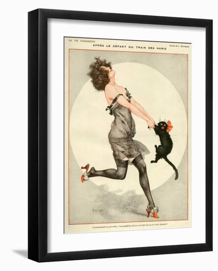 La Vie Parisienne, C Herouard, 1923, France-null-Framed Giclee Print