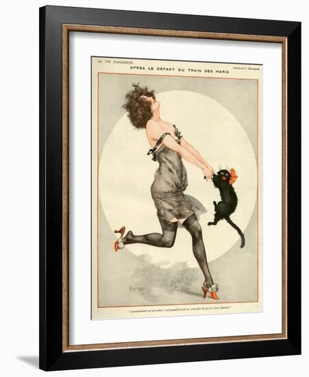 La Vie Parisienne, C Herouard, 1923, France-null-Framed Giclee Print