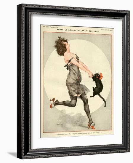 La Vie Parisienne, C Herouard, 1923, France-null-Framed Giclee Print