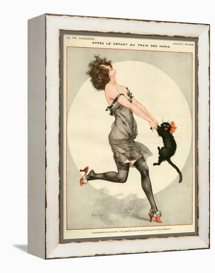 La Vie Parisienne, C Herouard, 1923, France-null-Framed Premier Image Canvas