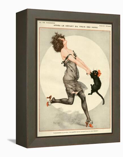 La Vie Parisienne, C Herouard, 1923, France-null-Framed Premier Image Canvas