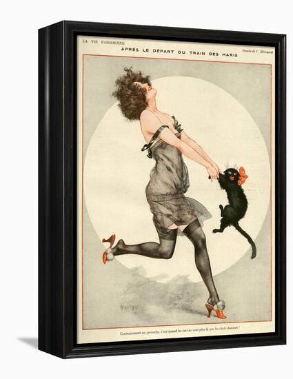 La Vie Parisienne, C Herouard, 1923, France-null-Framed Premier Image Canvas