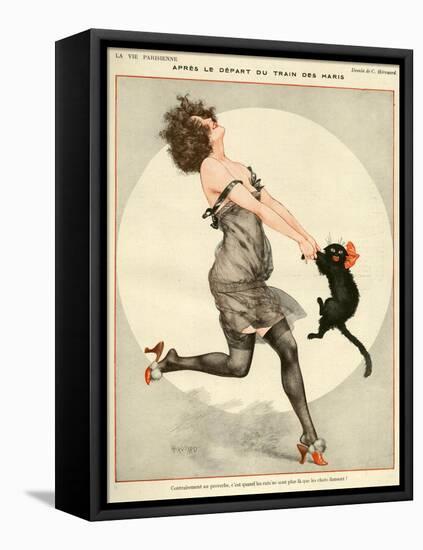 La Vie Parisienne, C Herouard, 1923, France-null-Framed Premier Image Canvas