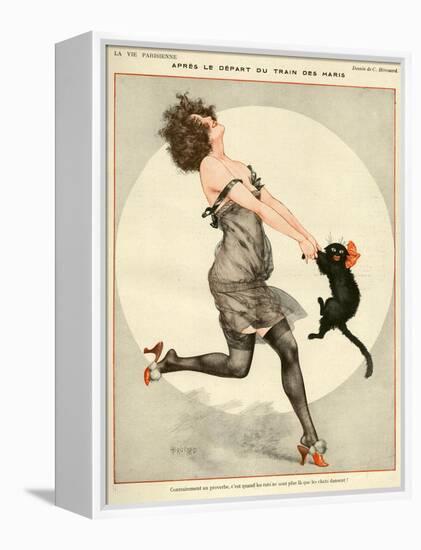 La Vie Parisienne, C Herouard, 1923, France-null-Framed Premier Image Canvas