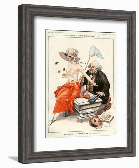 La Vie Parisienne, C Herouard, 1924, France-null-Framed Giclee Print