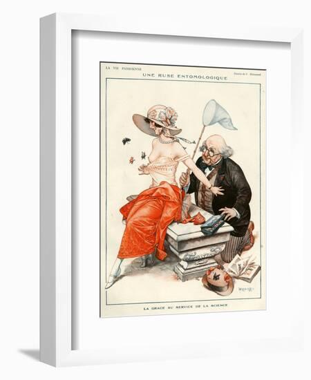 La Vie Parisienne, C Herouard, 1924, France-null-Framed Giclee Print