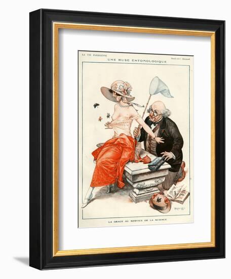 La Vie Parisienne, C Herouard, 1924, France-null-Framed Giclee Print