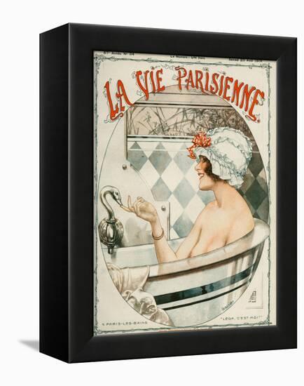 La Vie Parisienne, Cheri Herouard, 1919, France-null-Framed Premier Image Canvas