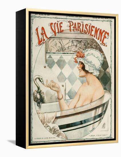 La Vie Parisienne, Cheri Herouard, 1919, France-null-Framed Premier Image Canvas