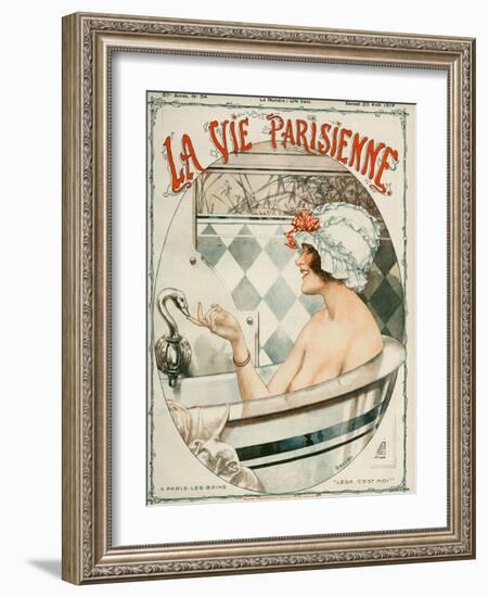 La Vie Parisienne, Cheri Herouard, 1919, France-null-Framed Giclee Print