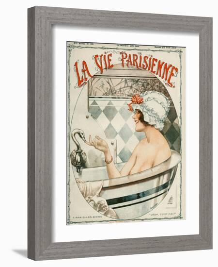 La Vie Parisienne, Cheri Herouard, 1919, France-null-Framed Giclee Print