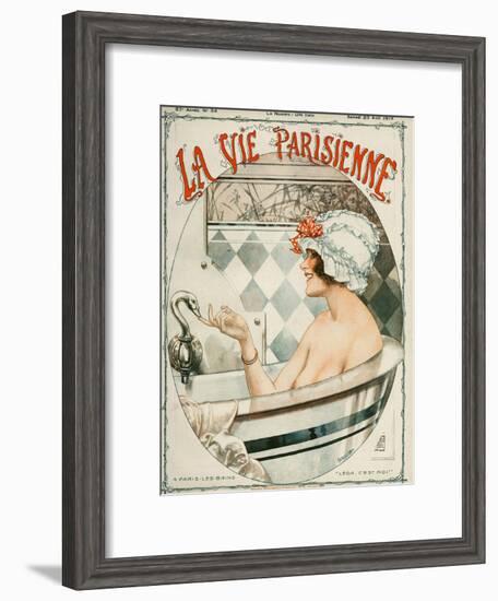 La Vie Parisienne, Cheri Herouard, 1919, France-null-Framed Giclee Print