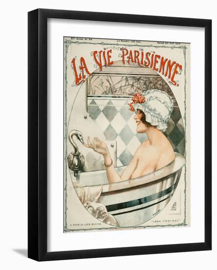 La Vie Parisienne, Cheri Herouard, 1919, France-null-Framed Giclee Print