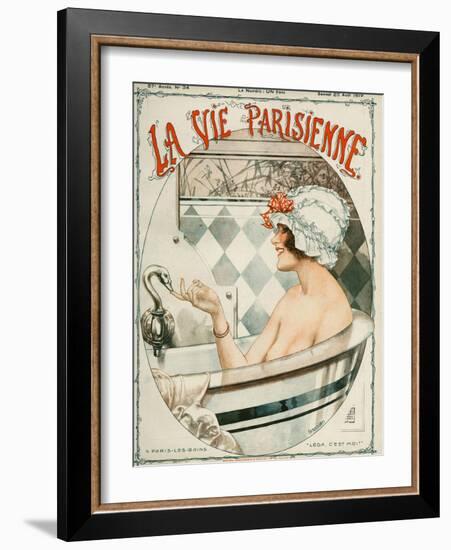 La Vie Parisienne, Cheri Herouard, 1919, France-null-Framed Giclee Print