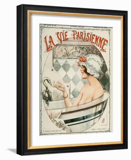 La Vie Parisienne, Cheri Herouard, 1919, France-null-Framed Giclee Print