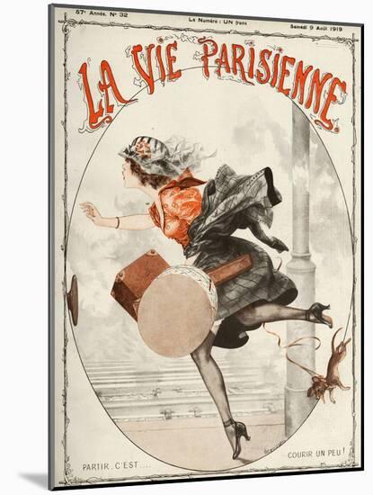 La Vie Parisienne, Cheri Herouard, 1919, France-null-Mounted Giclee Print