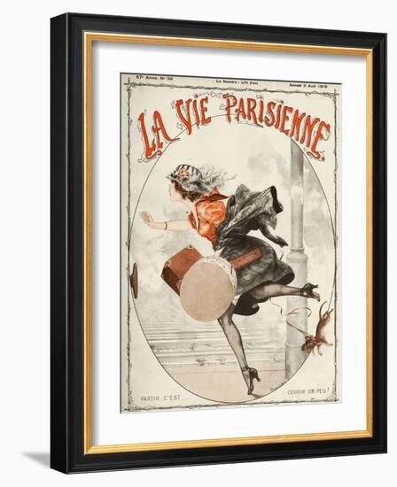 La Vie Parisienne, Cheri Herouard, 1919, France-null-Framed Giclee Print