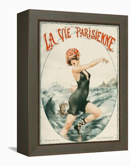 La Vie Parisienne, Cheri Herouard, 1919, France-null-Framed Premier Image Canvas