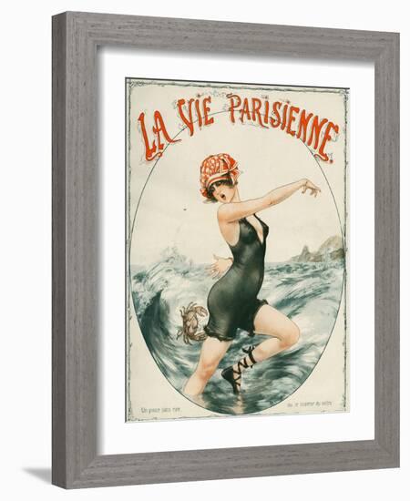 La Vie Parisienne, Cheri Herouard, 1919, France-null-Framed Giclee Print