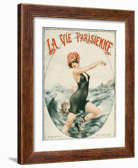 La Vie Parisienne, Cheri Herouard, 1919, France-null-Framed Giclee Print