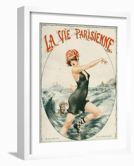 La Vie Parisienne, Cheri Herouard, 1919, France-null-Framed Giclee Print