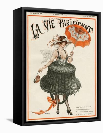La vie Parisienne, Cheri Herouard, 1920, France-null-Framed Premier Image Canvas