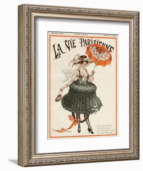 La vie Parisienne, Cheri Herouard, 1920, France-null-Framed Giclee Print