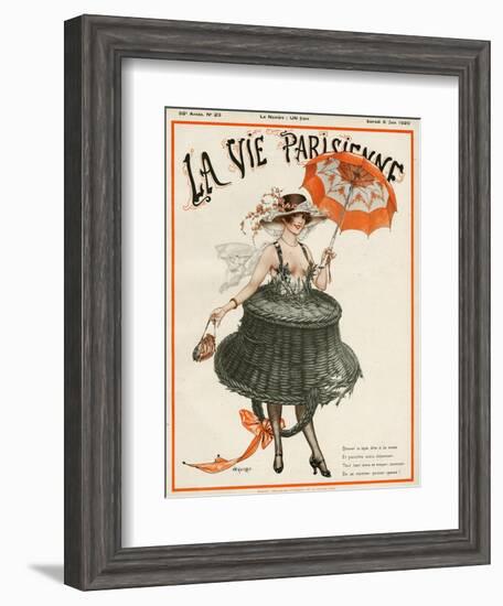 La vie Parisienne, Cheri Herouard, 1920, France-null-Framed Giclee Print