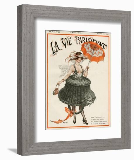 La vie Parisienne, Cheri Herouard, 1920, France-null-Framed Giclee Print