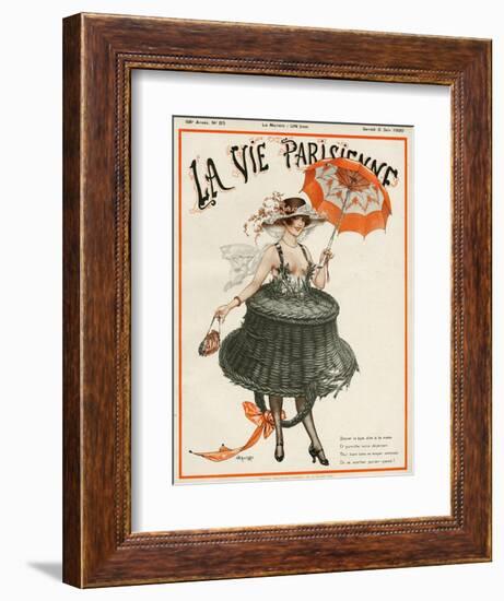 La vie Parisienne, Cheri Herouard, 1920, France-null-Framed Giclee Print