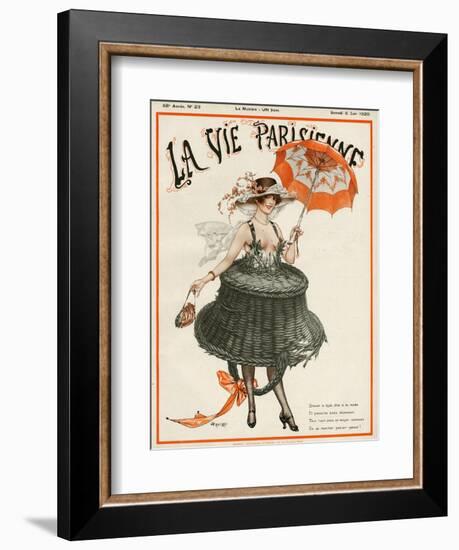 La vie Parisienne, Cheri Herouard, 1920, France-null-Framed Giclee Print