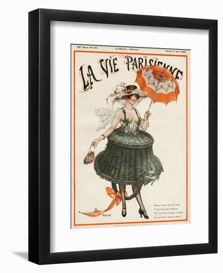 La vie Parisienne, Cheri Herouard, 1920, France-null-Framed Giclee Print