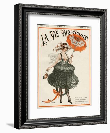 La vie Parisienne, Cheri Herouard, 1920, France-null-Framed Giclee Print