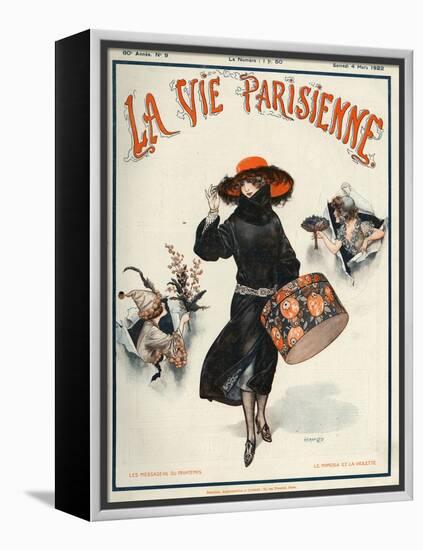 La Vie Parisienne, Cheri Herouard, 1922, France-null-Framed Premier Image Canvas