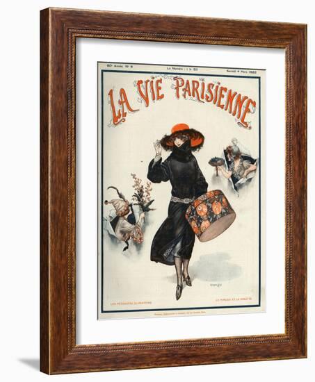 La Vie Parisienne, Cheri Herouard, 1922, France-null-Framed Giclee Print