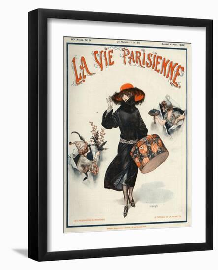 La Vie Parisienne, Cheri Herouard, 1922, France-null-Framed Giclee Print