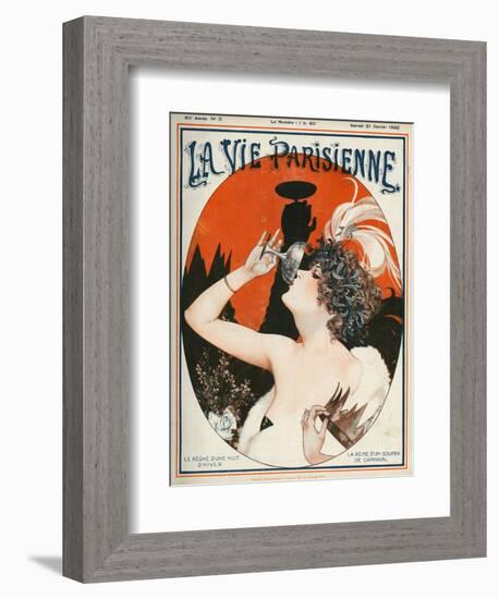 La Vie Parisienne, Cheri Herouard, 1922, France-null-Framed Giclee Print