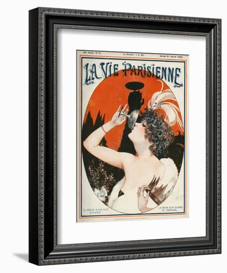 La Vie Parisienne, Cheri Herouard, 1922, France-null-Framed Giclee Print