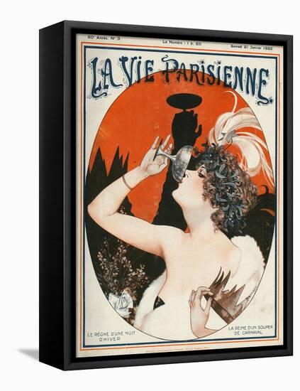 La Vie Parisienne, Cheri Herouard, 1922, France-null-Framed Premier Image Canvas