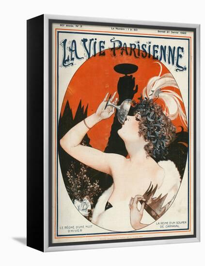 La Vie Parisienne, Cheri Herouard, 1922, France-null-Framed Premier Image Canvas