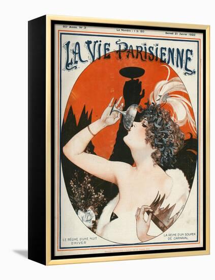 La Vie Parisienne, Cheri Herouard, 1922, France-null-Framed Premier Image Canvas