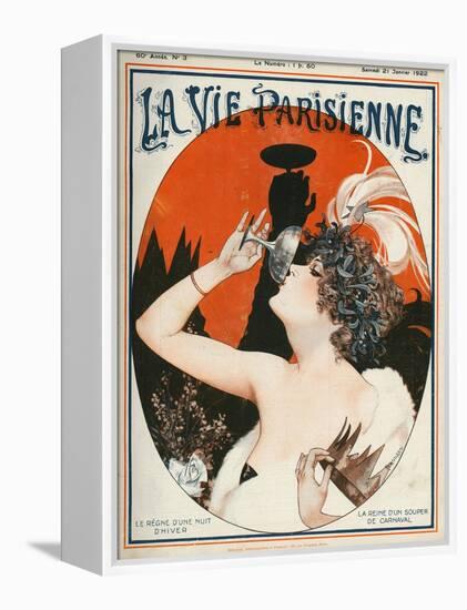 La Vie Parisienne, Cheri Herouard, 1922, France-null-Framed Premier Image Canvas