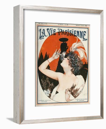 La Vie Parisienne, Cheri Herouard, 1922, France-null-Framed Giclee Print