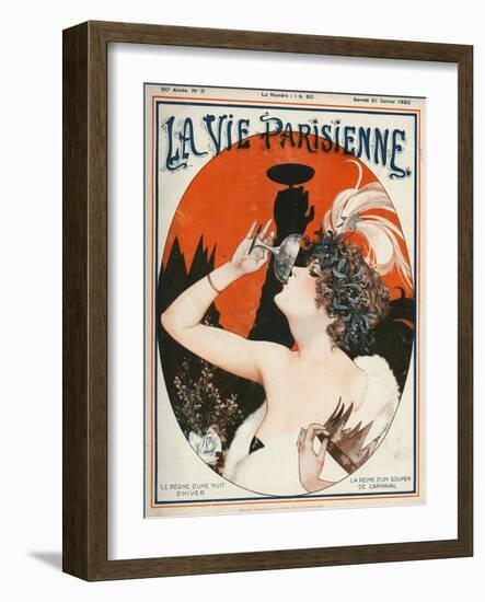 La Vie Parisienne, Cheri Herouard, 1922, France-null-Framed Giclee Print