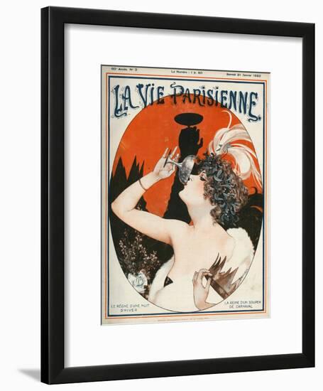 La Vie Parisienne, Cheri Herouard, 1922, France-null-Framed Giclee Print