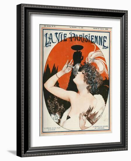 La Vie Parisienne, Cheri Herouard, 1922, France-null-Framed Giclee Print