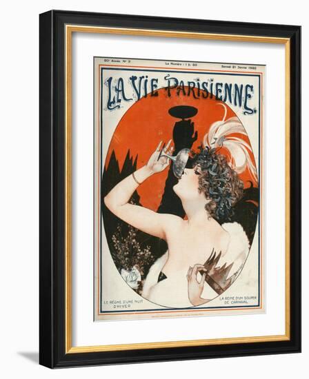 La Vie Parisienne, Cheri Herouard, 1922, France-null-Framed Giclee Print