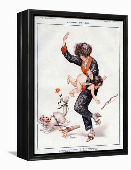 La Vie Parisienne, Cheri Herouard, 1922, France-null-Framed Premier Image Canvas