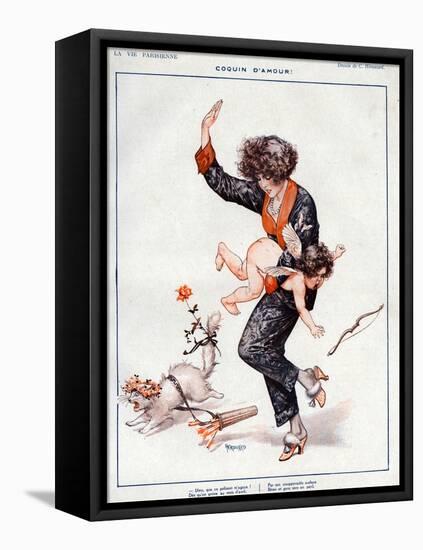 La Vie Parisienne, Cheri Herouard, 1922, France-null-Framed Premier Image Canvas